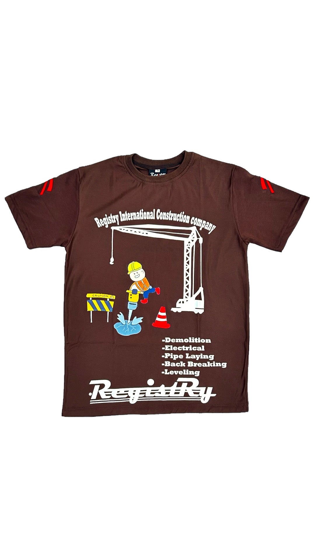 Regîstry "Construction" Tshirt