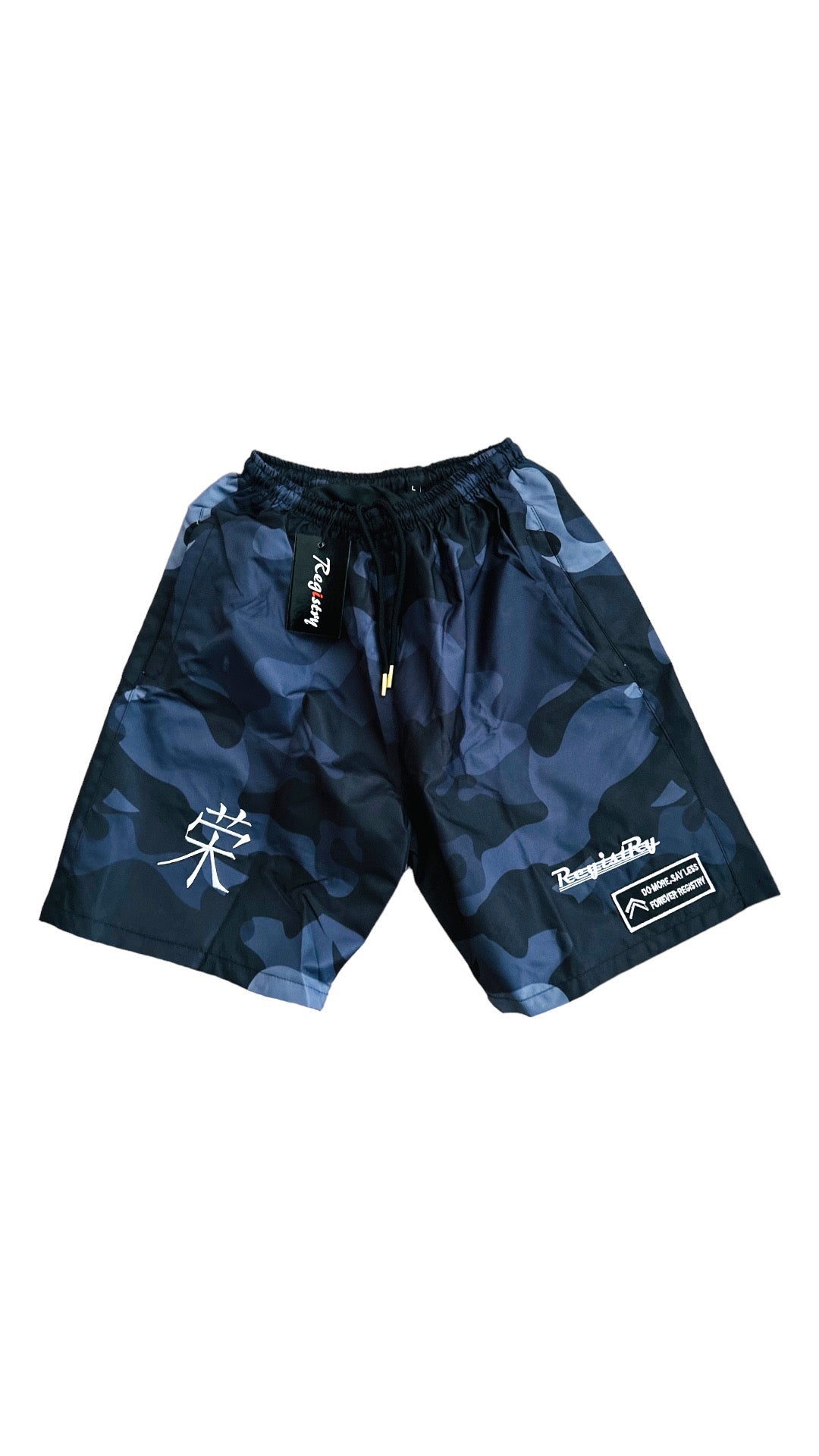 Regîstry “Kyî” Beach shorts [Navy Camo]