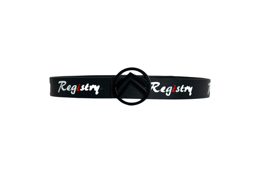 RegÎstry "Xinfinity" Leather Belt